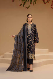 Nishat Sunehray Din Embroidered Khaddar Unstitched 3Pc Suit - 42303140