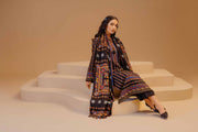 Nishat Sunehray Din Printed Khaddar Unstitched 3Pc Suit - 42303144