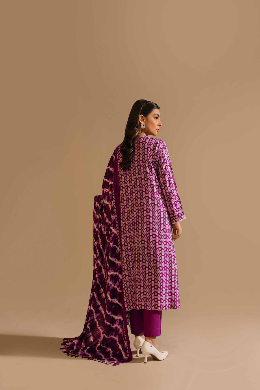 Nishat With You Unstitched Embroidered Linen 3Pc Suit - 42303153