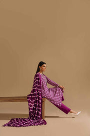 Nishat With You Unstitched Embroidered Linen 3Pc Suit - 42303153