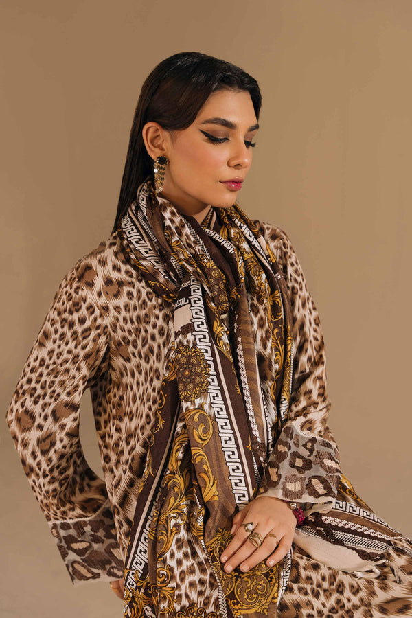 Nishat With You Unstitched Embroidered Linen 3Pc Suit - 42303154