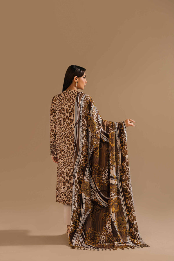 Nishat With You Unstitched Embroidered Linen 3Pc Suit - 42303154