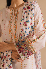 Nishat With You Unstitched Embroidered Linen 3Pc Suit - 42303156