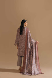 Nishat With You Unstitched Embroidered Linen 3Pc Suit - 42303157