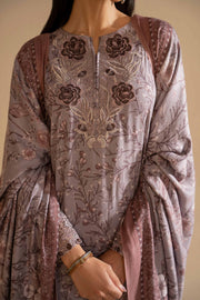 Nishat With You Unstitched Embroidered Linen 3Pc Suit - 42303157
