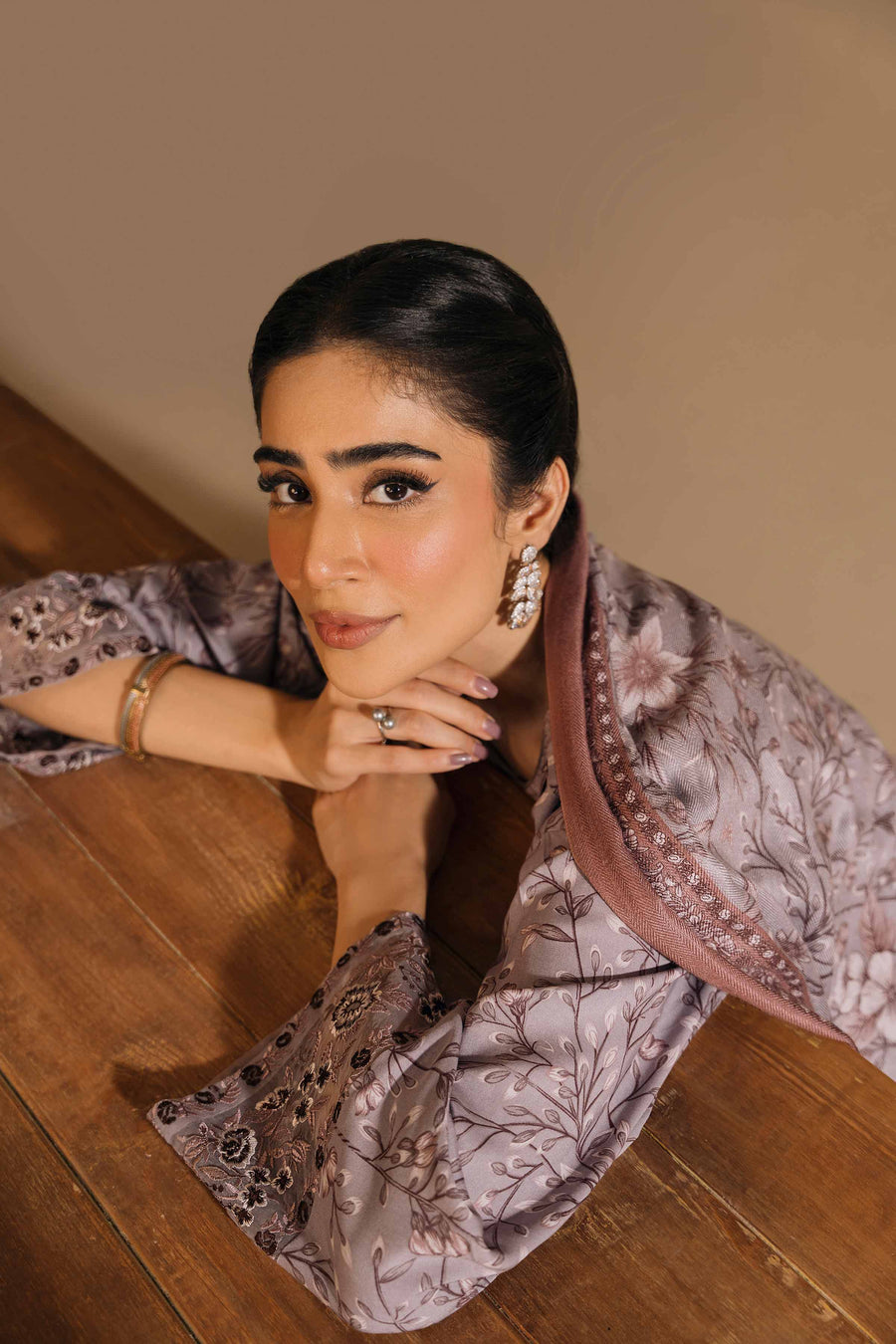 Nishat With You Unstitched Embroidered Linen 3Pc Suit - 42303157