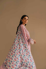 Nishat With You Unstitched Embroidered Linen 3Pc Suit - 42303159