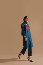 Nishat With You Unstitched Embroidered Linen 3Pc Suit - 42303160