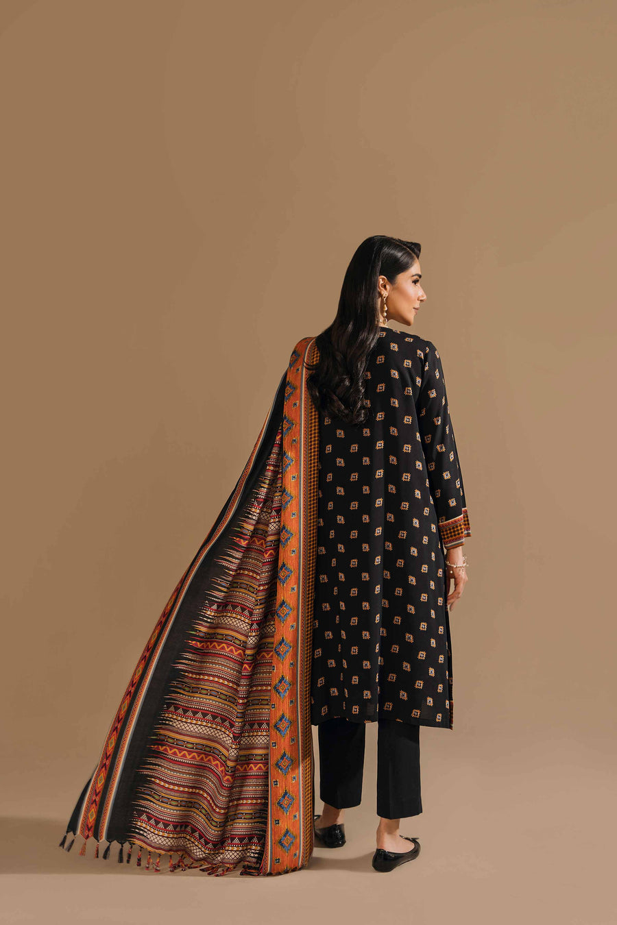 Nishat With You Unstitched Printed Linen 3Pc Suit - 42303162