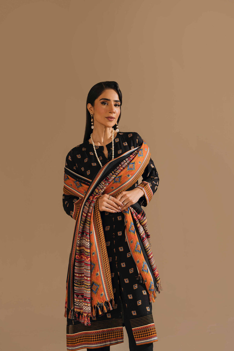 Nishat With You Unstitched Printed Linen 3Pc Suit - 42303162