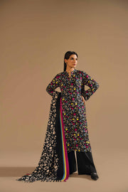 Nishat With You Unstitched Printed Linen 3Pc Suit - 42303163