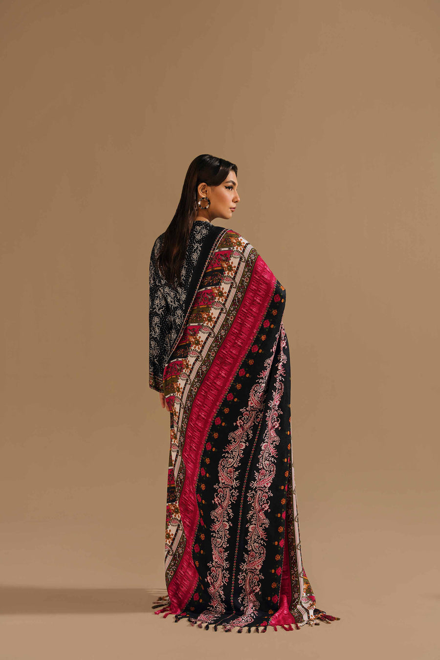Nishat With You Unstitched Printed Linen 3Pc Suit - 42303164