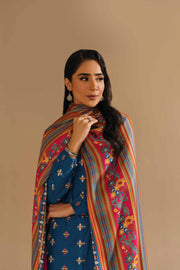 Nishat With You Unstitched Printed Linen 3Pc Suit - 42303168