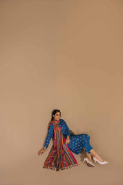 Nishat With You Unstitched Printed Linen 3Pc Suit - 42303168