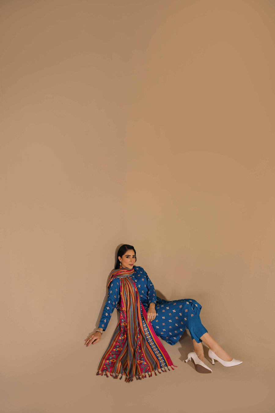 Nishat With You Unstitched Printed Linen 3Pc Suit - 42303168