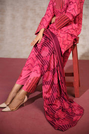 Nishat With You Unstitched Embroidered Linen 3Pc Suit - 42303171