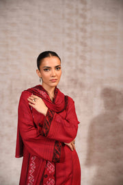 Nishat With You Unstitched Embroidered Linen 3Pc Suit - 42303172