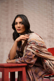 Nishat With You Unstitched Printed Linen 3Pc Suit - 42303179