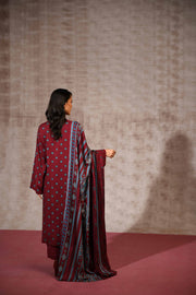 Nishat With You Unstitched Printed Linen 3Pc Suit - 42303184