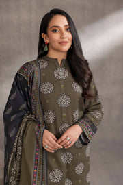 Nishat With You Unstitched Embroidered Khaddar 3Pc Suit - 42303212