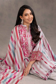 Nishat With You Unstitched Embroidered Khaddar 3Pc Suit - 42303217