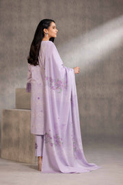 Nishat With You Unstitched Embroidered Khaddar 3Pc Suit - 42303219