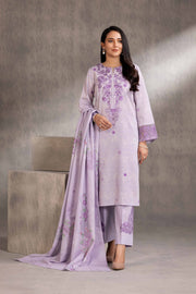 Nishat With You Unstitched Embroidered Khaddar 3Pc Suit - 42303219