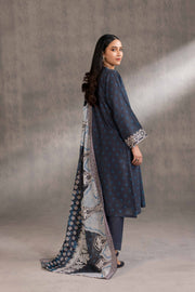 Nishat With You Unstitched Embroidered Khaddar 3Pc Suit - 42303220