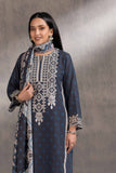 Nishat With You Unstitched Embroidered Khaddar 3Pc Suit - 42303220