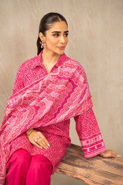 Nishat With You Unstitched Printed Khaddar 3Pc Suit - 42303221