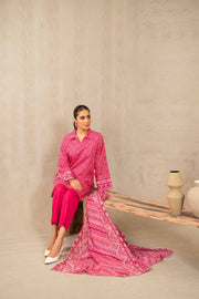 Nishat With You Unstitched Printed Khaddar 3Pc Suit - 42303221