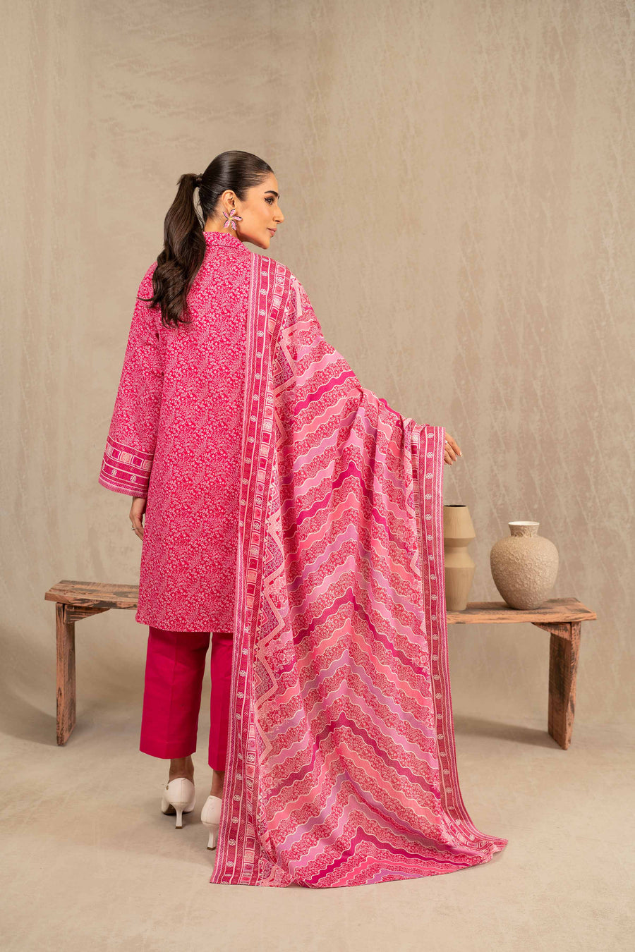 Nishat With You Unstitched Printed Khaddar 3Pc Suit - 42303221