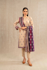 Nishat With You Unstitched Printed Khaddar 3Pc Suit - 42303223