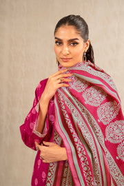 Nishat With You Unstitched Printed Khaddar 3Pc Suit - 42303224