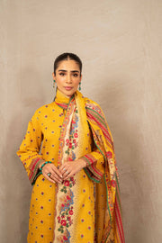 Nishat With You Unstitched Printed Khaddar 3Pc Suit - 42303225
