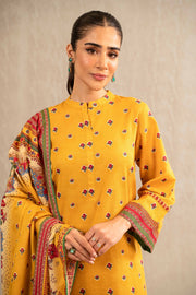 Nishat With You Unstitched Printed Khaddar 3Pc Suit - 42303225