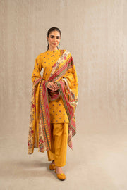 Nishat With You Unstitched Printed Khaddar 3Pc Suit - 42303225