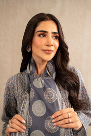 Nishat With You Unstitched Printed Khaddar 3Pc Suit - 42303228