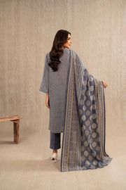Nishat With You Unstitched Printed Khaddar 3Pc Suit - 42303228