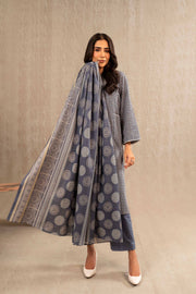 Nishat With You Unstitched Printed Khaddar 3Pc Suit - 42303228