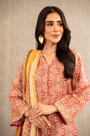 Nishat With You Unstitched Printed Khaddar 3Pc Suit - 42303229