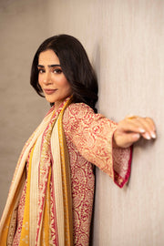 Nishat With You Unstitched Printed Khaddar 3Pc Suit - 42303229
