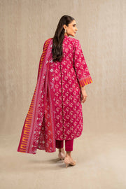 Nishat With You Unstitched Printed Khaddar 3Pc Suit - 42303230