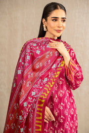 Nishat With You Unstitched Printed Khaddar 3Pc Suit - 42303230