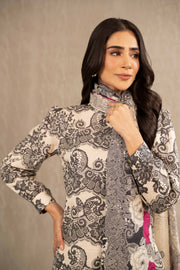 Nishat With You Unstitched Printed Khaddar 3Pc Suit - 42303232