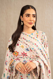 Nishat With You Unstitched Printed Khaddar 3Pc Suit - 42303233