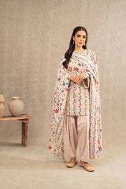 Nishat With You Unstitched Printed Khaddar 3Pc Suit - 42303233