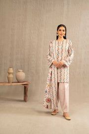 Nishat With You Unstitched Printed Khaddar 3Pc Suit - 42303233