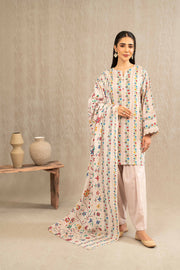 Nishat With You Unstitched Printed Khaddar 3Pc Suit - 42303233
