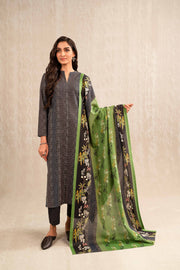 Nishat With You Unstitched Printed Khaddar 3Pc Suit - 42303234